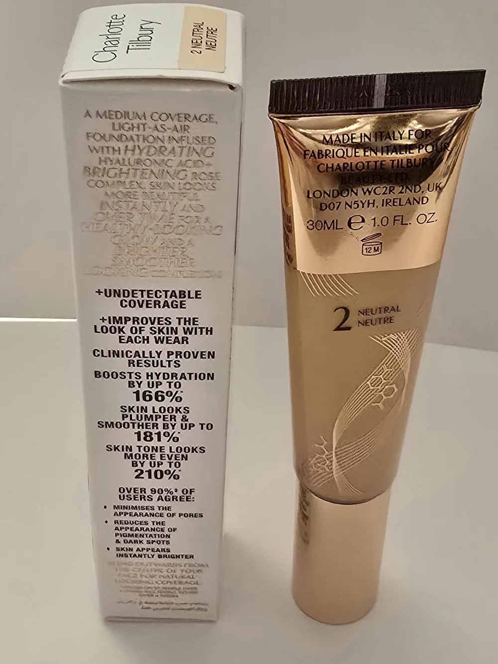 Charlotte Tilbury Beautiful Skin Foundation -2 Neutral